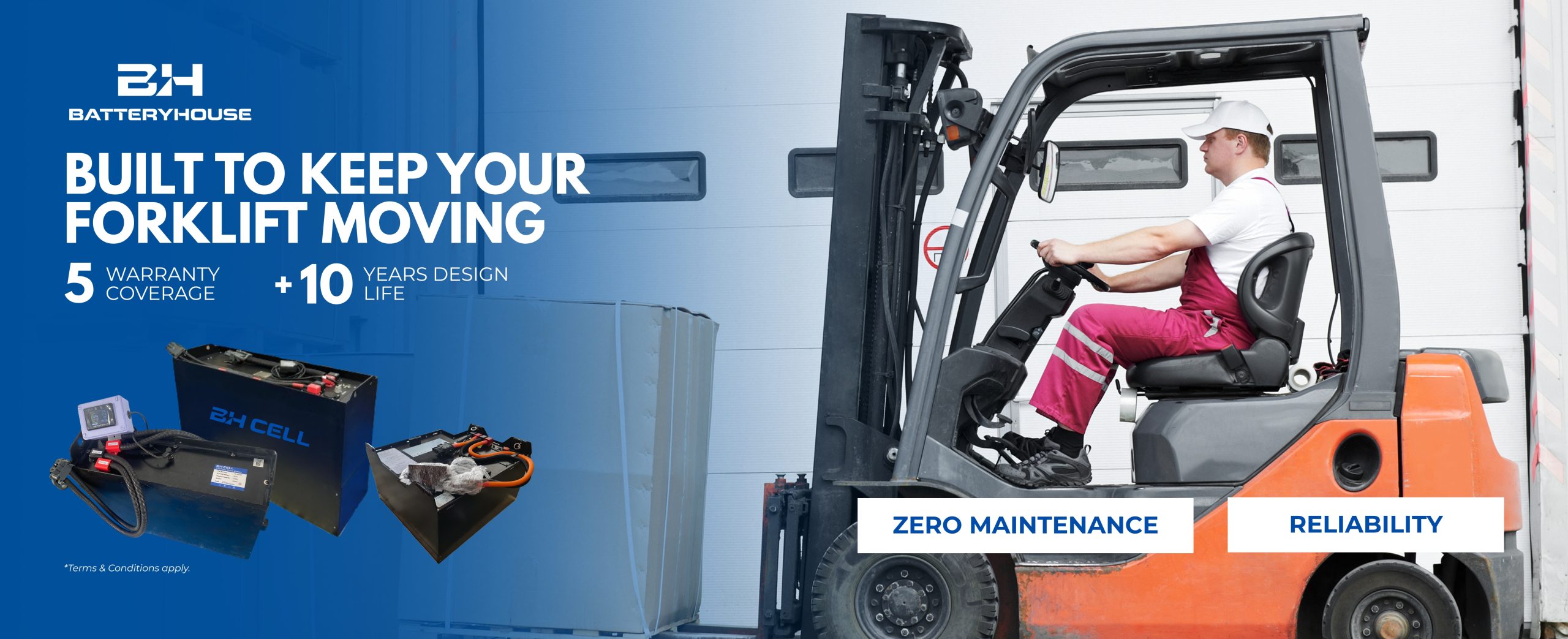 BH CELL Forklift Batteries